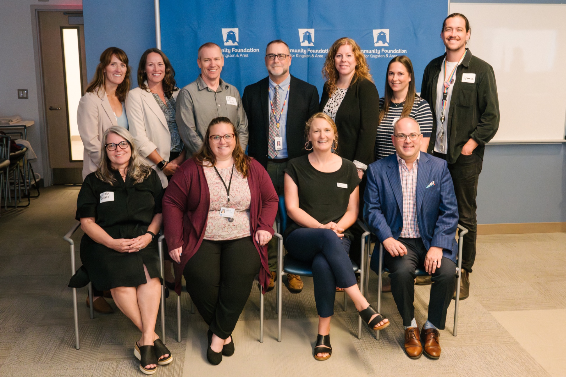 Group of LDSB representatives and more at the Collaborative Care Initiative launch