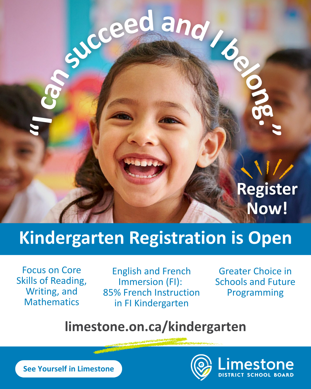 Kindergarten Student Registration E Newsletter Graphic 1